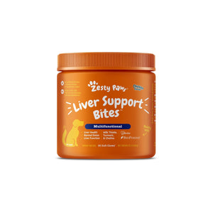 Zesty Paws Liver Support Bites Dog Supplements (Chicken), 90ct