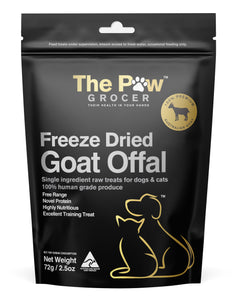 The Paw Grocer - Black Label Goat Offal Cat & Dog Treats [Wt : 72g]