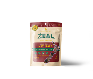 [Buy2Free1] Zeal Free Range Natural Venison Puffs Treats for Dogs (125g)