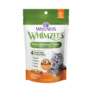 Whimzees Cat Dental Treats - Chicken Flavor (2 sizes)