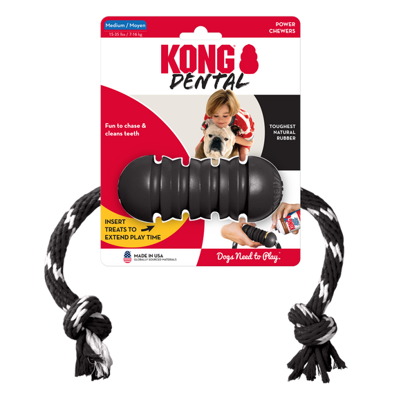 Kong Extreme Dental with Rope (Medium)