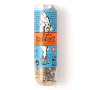 Polkadog Haddock Skin Jerky Tube Treats for Dogs (2oz)