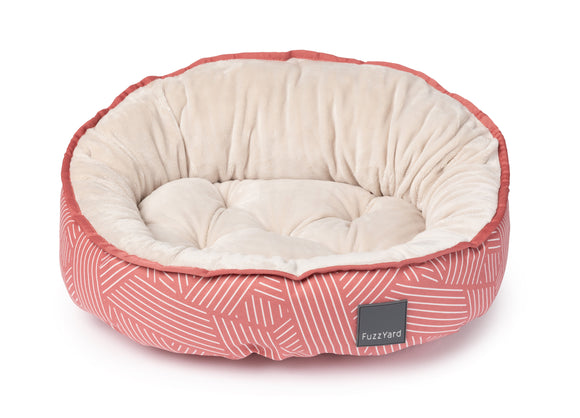 Fuzzyard Reversible Pet Bed - Thornbury Brick Red (3 sizes)