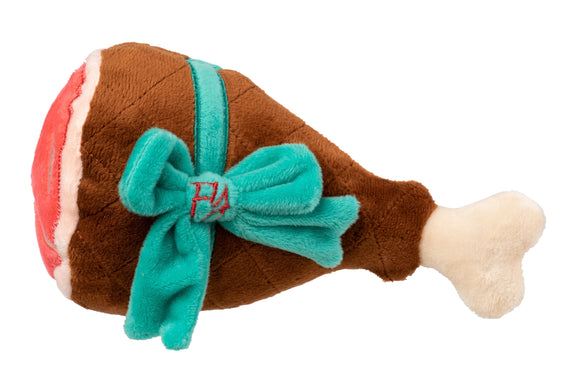 FuzzYard Christmas Dog Toy - Humble Holiday Ham