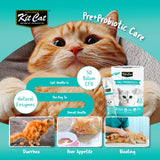 Kit Cat Daily Nutritional Supplement Gel For Cats & Kittens - Pre+Probiotic Care (Tub) | (5g x 30 sticks)