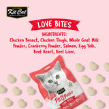 Kit Cat Party Packs Freeze Dried Treats for Cats - Love Bites (30g)