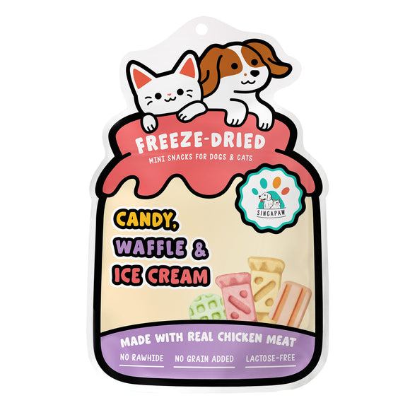 Singapaw Freeze Dried Minis Treats for Dogs & Cats