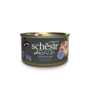 Schesir After Dark Wholefood Wet Food for Cats - Chicken with Duck (80g)