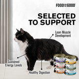 [1ctn=24cans] Food For The Good Grain Free Smoothies Wet Canned Food for Cats - Salmon (80g)