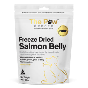 The Paw Grocer - Freeze Dried Salmon Belly Cat & Dog Treats [Wt : 90g]