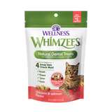 Whimzees Cat Dental Treats - Chicken & Salmon Flavor (2 sizes)