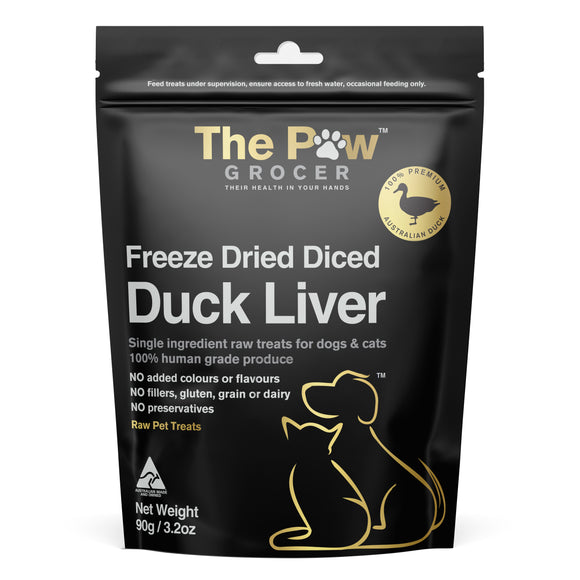 The Paw Grocer - Black Label Duck Liver Cat & Dog Treats [Wt : 72g]