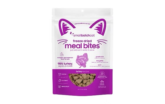 Smallbatch Freeze Dried Raw Cat Bites - Turkey (10oz/283.5g)