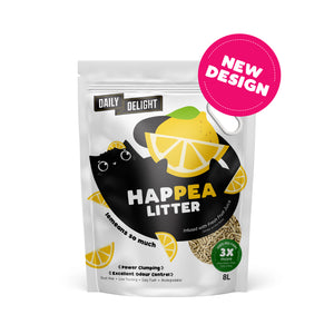 Daily Delight Happea Lemeans so Much (Lemon) Clumping Cat Litter 8L