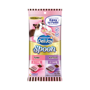 Unicharm Deli-Joy Spoon Tuna & Katsuo Cat Treat (10g x 4)