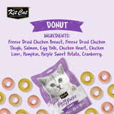 Kit Cat Party Packs Freeze Dried Treats for Cats - Donut (30g)
