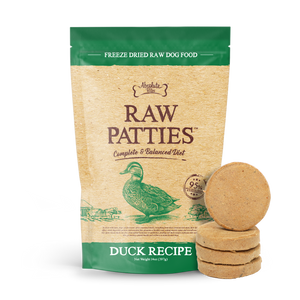 Absolute Bites Freeze Dried Raw Patties Dog Food - Duck Recipe (14oz)