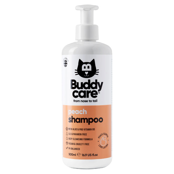 Buddy Care Cat Shampoo - Peach (500ml)