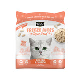 Kit Cat Freeze Bites Raw Food for Cats - Chicken & Salmon (225g) | 15 Packs