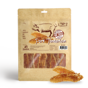 Absolute Bites Air Dried Pork Tenderloin Treats for Dogs (2 sizes)