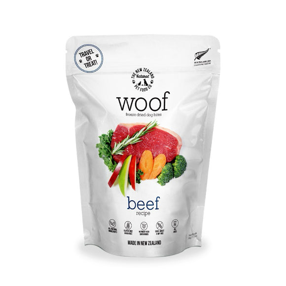 [60% OFF] [Best Before May24] NZ Natural WOOF Freeze Dried Raw Food (Beef) 280g