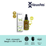 Korure Pets Cat Algae Oil (Brain, Heart and Coat Health) (2 sizes)