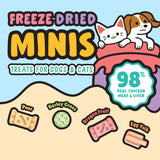 Singapaw Freeze Dried Minis Treats for Dogs & Cats