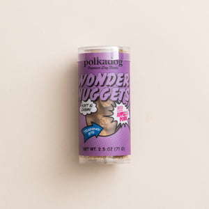 Polkadog Pork & Apple - Wonder Nuggets Mini Tube Treats for Dogs (2.5oz)