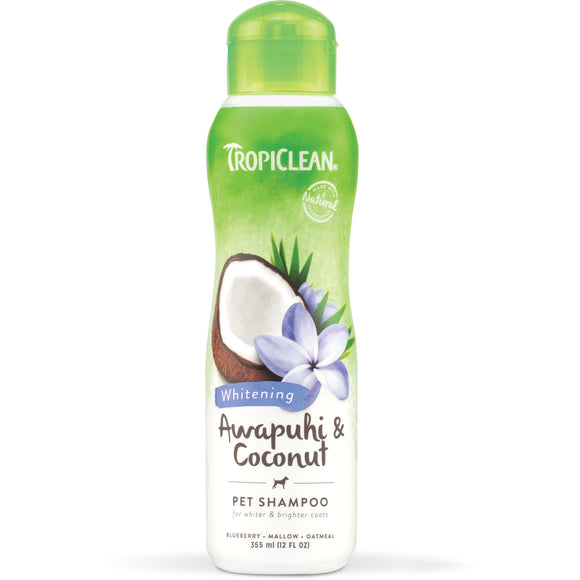 Tropiclean Whitening Awapuhi & Coconut Pet Shampoo (2 sizes)
