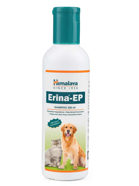 Himalaya Erina EP Tick & Flea Control Shampoo for Dogs & Cats (200ml)