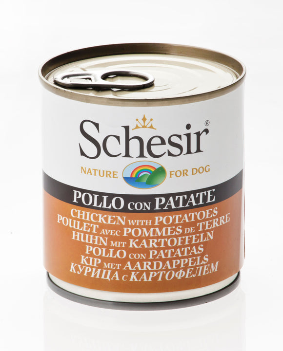 Schesir Chicken with Potatoes Canned Dog Food (285g)