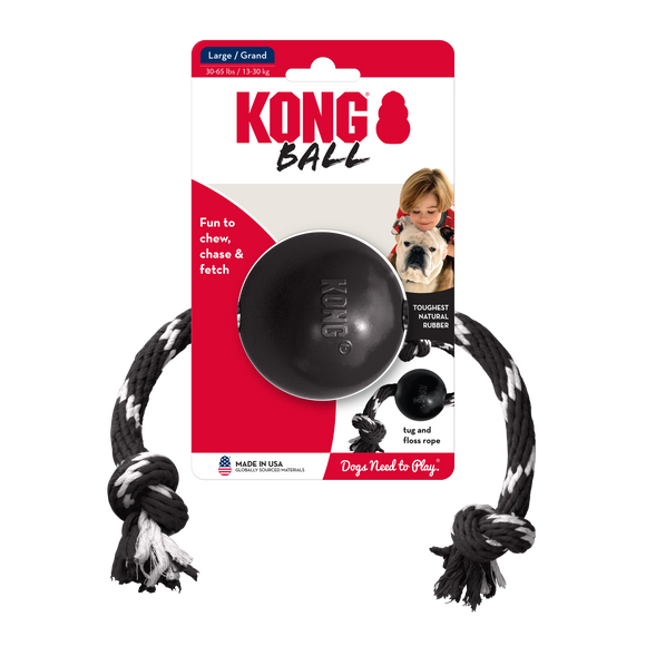 Kong Extreme Ball with Rope (Large)