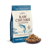 Absolute Bites Raw Chunks Freeze Dried Raw Food for Cats & Kittens - Salmon Recipe (2 sizes)