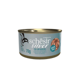 Schesir Silver Wholefood - Tuna and Mackerel in Broth for Cats (70g)