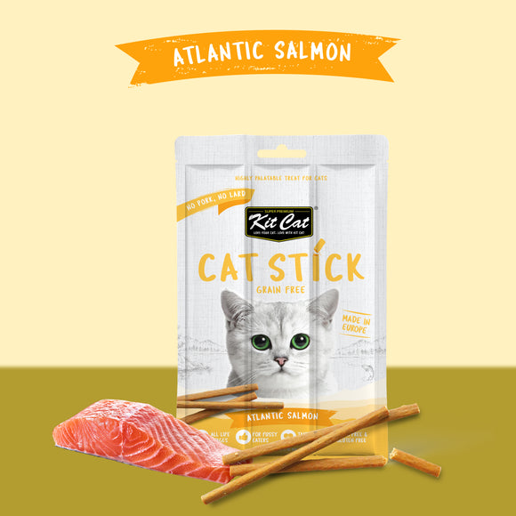 Kit Cat Grain Free Cat Stick - Atlantic Salmon (3 sticks)
