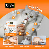 Kit Cat Daily Nutritional Supplement Gel For Cats & Kittens - Daily Vitamin (Tub) | (5g x 30 sticks)