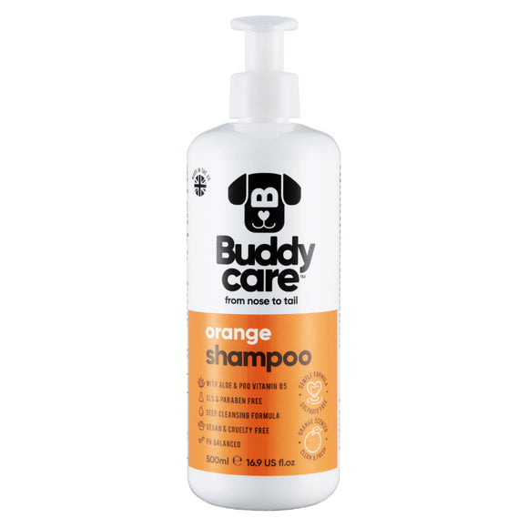 Buddy Care Dog Shampoo - Orange (500ml)