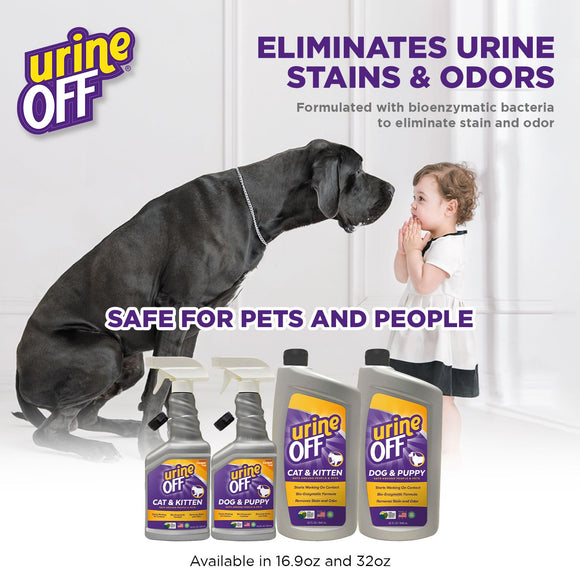Urine Off Cat & Kitten | Dog & Puppy Hard Surface Sprayer | Carpet Applicators