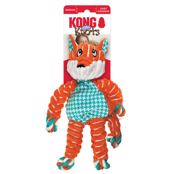 Kong Floppy Knots Fox (2 sizes)