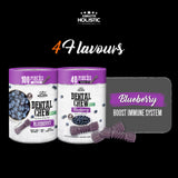Absolute Holistic BOOST! Dental Chew Value Tub for Dogs - Blueberry (2 sizes)