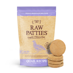 Absolute Bites Freeze Dried Raw Patties Dog Food - Quail Recipe (14oz)