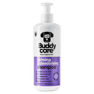 Buddy Care Dog Shampoo - Calming & Deodorising Lavender (500ml)