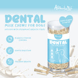 Altimate Pet Dental Chew Value Tub for Dogs - Milk (1200g)