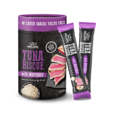 Absolute Holistic Liquid Treats for Cats & Dogs - Tuna Bisque with Whitebait (Tub) | (15g x 60 Sticks)