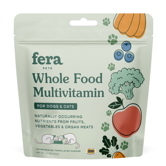 Fera Pet Whole Food Multivitamin Topper for Dogs & Cats (105g)