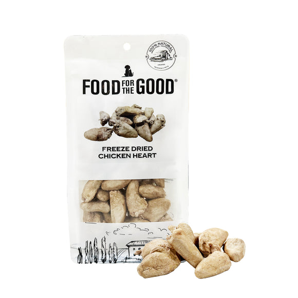 Food For The Good Freeze Dried Chicken Heart for Dogs & Cats (70g)