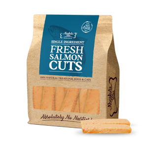 Absolute Bites Fresh Cut Treats (Salmon Cut) for Dogs & Cats (12pcs)