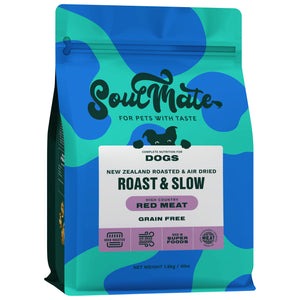 SoulMate Roast & Slow High Country Red Meat Baked and Air Dried Dog Food (2 sizes)