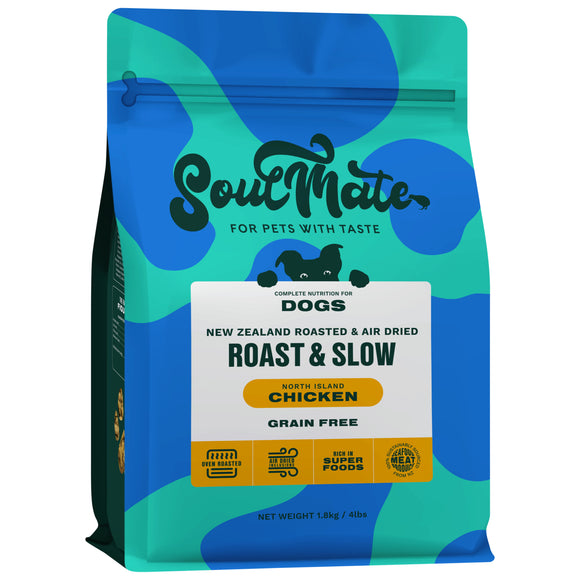 SoulMate Roast & Slow North Island Chicken Baked and Air Dried Dog Food (2 sizes)