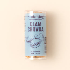 Polkadog Clam Chowda Mini Tube Treats for Dogs (2oz)